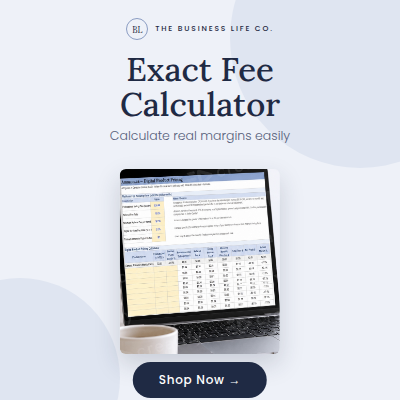 Digital Product Pricing Calculator — Shopify, Etsy & Amazon (CAD) | Excel Template